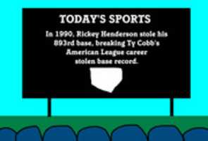 Free download Rickey Henderson Stole His 893rd Base In 1990! free photo or picture to be edited with GIMP online image editor