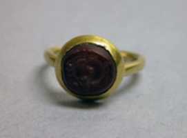 Free download Ring with Inset Circular Red Stone free photo or picture to be edited with GIMP online image editor