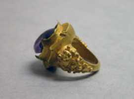 Free download Ring with Purple Circular Stone free photo or picture to be edited with GIMP online image editor