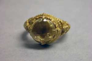 Free download Ring with Yellow Stone and Ornamented with Foliate Forms free photo or picture to be edited with GIMP online image editor