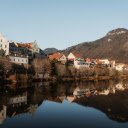 river and houses  screen for extension Chrome web store in OffiDocs Chromium