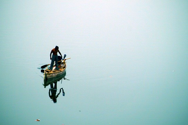 Free download river boat fisherman man free picture to be edited with GIMP free online image editor