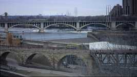 Download gratuito River Dam Minneapolis - video gratuito da modificare con l'editor video online OpenShot