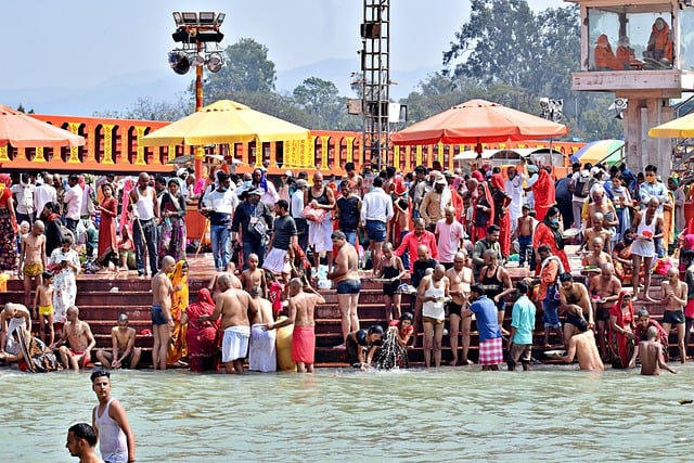 Kostenloser Download Fluss Ganges Haridwar Indien Ganga kostenloses Bild zur Bearbeitung mit GIMP kostenlosem Online-Bildeditor