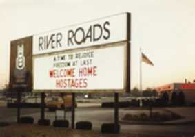 Free download River Roads Mall marquee (1981)  free photo or picture to be edited with GIMP online image editor