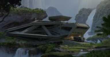 Free download River Station - Concept Art free photo or picture to be edited with GIMP online image editor
