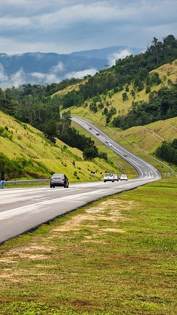 Free download road highway countryside landscape free picture to be edited with GIMP free online image editor