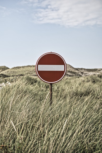Free download road sign do not enter field grass free picture to be edited with GIMP free online image editor