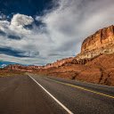 Road through the mountains  screen for extension Chrome web store in OffiDocs Chromium
