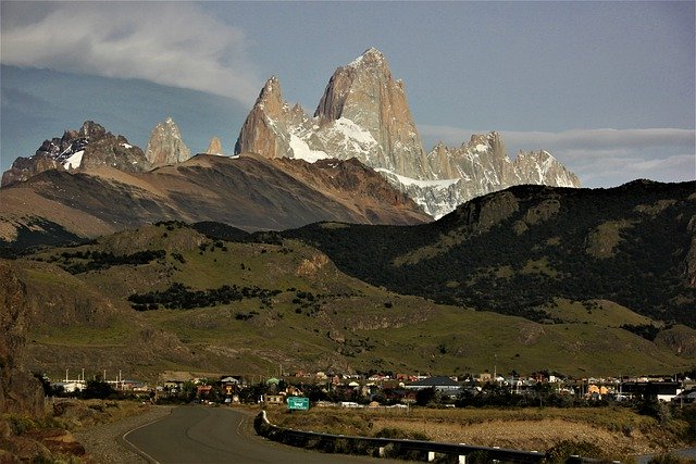 Free download road village mountains pavement free picture to be edited with GIMP free online image editor