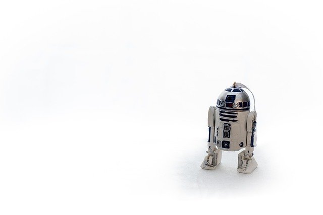 Free download robot droid toy r2d2 star wars free picture to be edited with GIMP free online image editor
