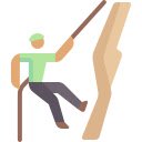 Rock Climber at Sunset  screen for extension Chrome web store in OffiDocs Chromium