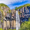 Rocky mountains and waterfalls  screen for extension Chrome web store in OffiDocs Chromium