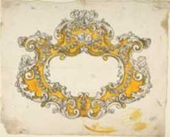 Free download Rococo Cartouche with Cherubs free photo or picture to be edited with GIMP online image editor