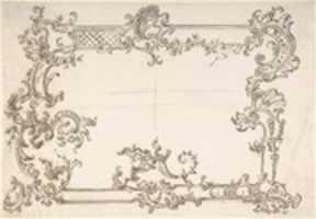 Free download Rococo Design for a Frame free photo or picture to be edited with GIMP online image editor