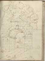 ດາວ​ໂຫຼດ​ຟຣີ Roman Arch ກັບ​ຖະ​ຫນົນ​ຫົນ​ທາງ​ຂ້າງ​ລຸ່ມ​ນີ້​ແລະ​ຕົ້ນ​ໄມ້​ຂ້າງ​ເທິງ (Small Italian Sketchbook, ໃບ 34 recto) ຟຣີ​ຮູບ​ພາບ​ຫຼື​ຮູບ​ພາບ​ທີ່​ຈະ​ໄດ້​ຮັບ​ການ​ແກ້​ໄຂ​ກັບ GIMP ອອນ​ໄລ​ນ​໌​ບັນ​ນາ​ທິ​ການ​ຮູບ​ພາບ
