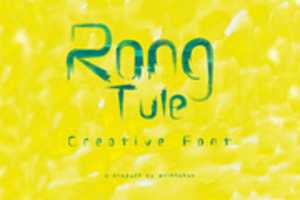 Free download Rong Tule Font free photo or picture to be edited with GIMP online image editor