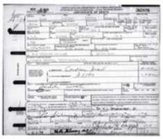 Free download Rose B Bullock Death Certificate free photo or picture to be edited with GIMP online image editor