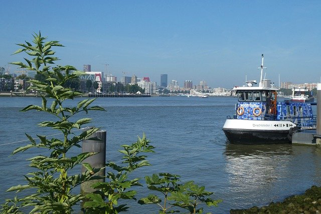 Free download rotterdam ferry river boat free picture to be edited with GIMP free online image editor