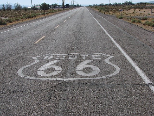 Free download route 66 road usa highway route free picture to be edited with GIMP free online image editor