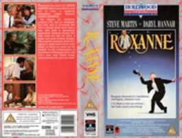 Free download Roxanne UK VHS 1989 Cover free photo or picture to be edited with GIMP online image editor