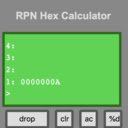 RPN Hex Calculator-scherm voor extensie Chrome-webwinkel in OffiDocs Chromium