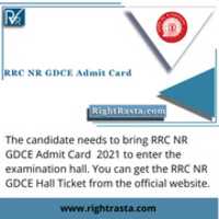 Free download RRC NR GDCE Admit Card 2021 | Download Railway NR Hall Ticket free photo or picture to be edited with GIMP online image editor