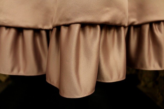 Free download ruffle hemline hem satin free picture to be edited with GIMP free online image editor