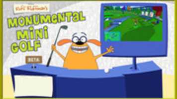 Free download Ruff Ruffmans Monumental Mini Golf Splash Screen free photo or picture to be edited with GIMP online image editor