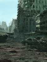 Free download Ruined Apocalyptic City Landscape - Concept Art free photo or picture to be edited with GIMP online image editor