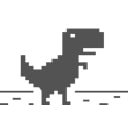 Running Dino  screen for extension Chrome web store in OffiDocs Chromium