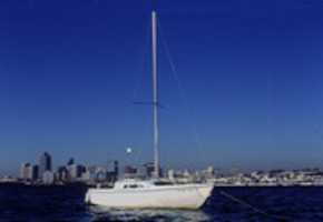 Free download sailboat San Diego Bay free photo or picture to be edited with GIMP online image editor