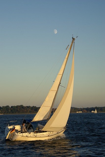 Free download Sailboat Sea Sail free photo template to be edited with GIMP online image editor