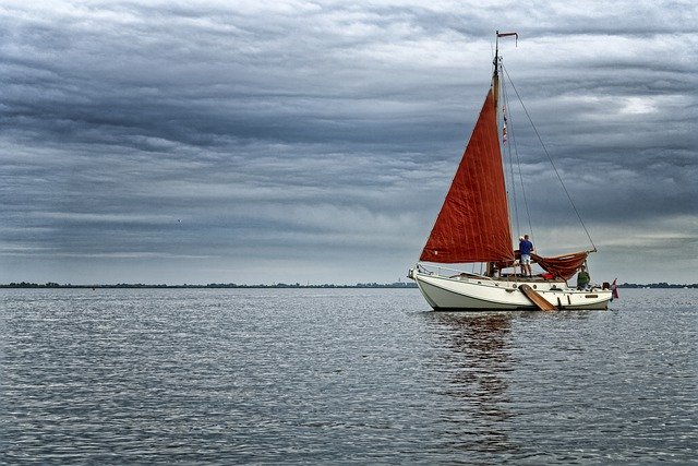 Descarga gratuita de la imagen del barco del lago Sneker del velero para editar con el editor de imágenes en línea gratuito GIMP