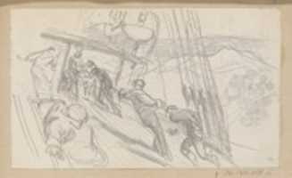Free download Sailors on Sloping Deck (from Scrapbook) free photo or picture to be edited with GIMP online image editor
