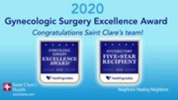 Free download Saint Clares Health Denville Achieves Healthgrades 2020 Gynecologic Surgery Excellence Award free photo or picture to be edited with GIMP online image editor