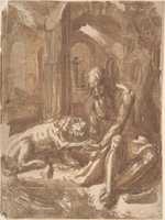 Free download Saint Jerome and the Lion free photo or picture to be edited with GIMP online image editor