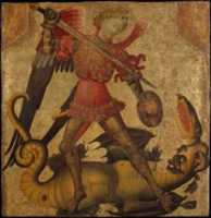 دانلود رایگان عکس یا تصویر رایگان Saint Michael and the Dragon برای ویرایش با ویرایشگر تصویر آنلاین GIMP