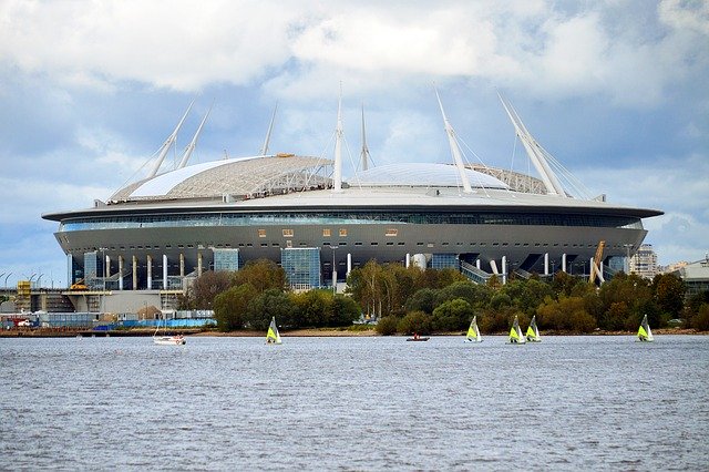Free download saint petersburg stadium fifa 2018 free picture to be edited with GIMP free online image editor