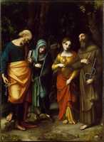 Free download Saints Peter, Martha, Mary Magdalen, and Leonard free photo or picture to be edited with GIMP online image editor