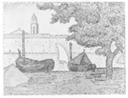 Free download Saint-Tropez, II (from LEstampe originale, Album VII) free photo or picture to be edited with GIMP online image editor
