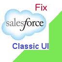 Ecran Salesforce Classic Fixer pentru extensia magazinului web Chrome în OffiDocs Chromium