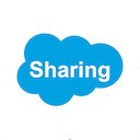 Salesforce Sharing Button  screen for extension Chrome web store in OffiDocs Chromium
