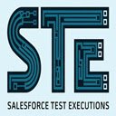 Salesforce Test Executions  screen for extension Chrome web store in OffiDocs Chromium