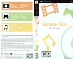 Free download Sampler Disc for PSP Vol.1 Custom Box Art free photo or picture to be edited with GIMP online image editor