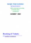 Muat turun percuma Contoh Undangan Tiket Templat DOC, XLS atau PPT percuma untuk diedit dengan LibreOffice dalam talian atau OpenOffice Desktop dalam talian