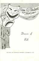 Free download Sam S. Shubert Theatre (D.C.) 11-20-57 Playbill free photo or picture to be edited with GIMP online image editor