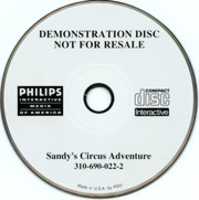 Free download Sandys Circus Adventure (Demonstration Disc) (USA) [Scans] free photo or picture to be edited with GIMP online image editor