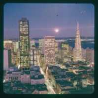Free download San Francisco at Night - Pana-Vue Slides free photo or picture to be edited with GIMP online image editor
