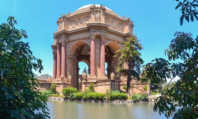 Free download san francisco palace of fine art usa free picture to be edited with GIMP free online image editor